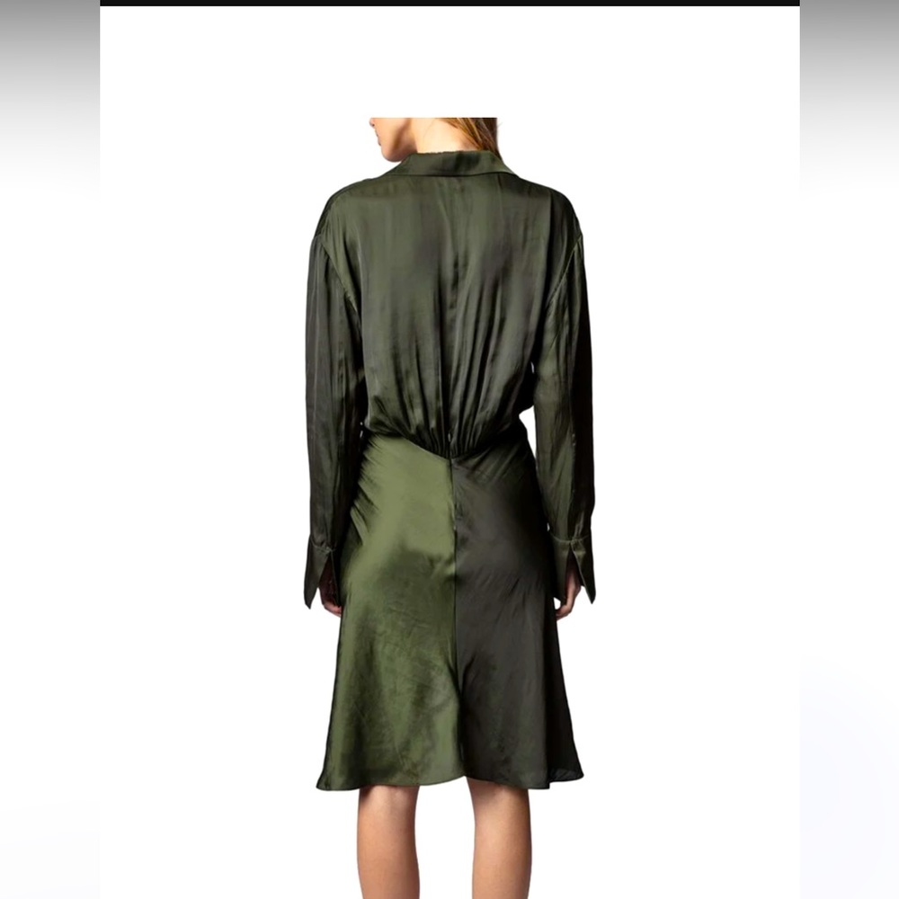 Zadig and Voltaire green dress